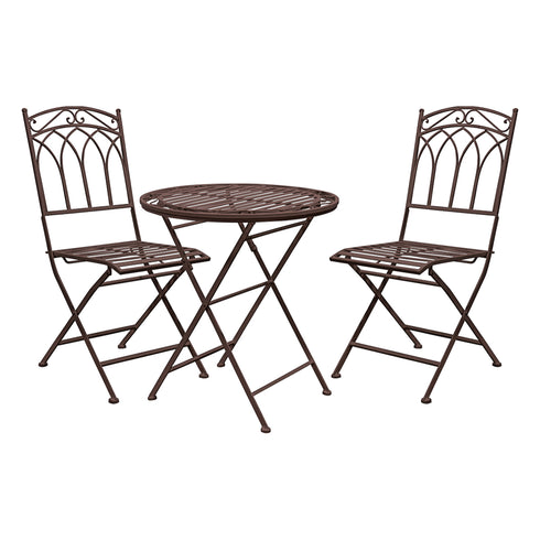 PaulaHome - Torcello Outdoor Bistro Set Ember
